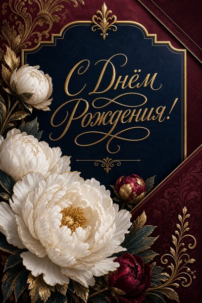 С Днём Рождения элегантная #1