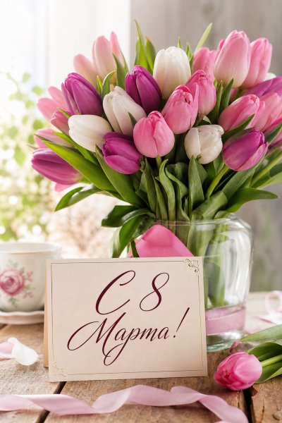 С 8 Марта реалистичная #1