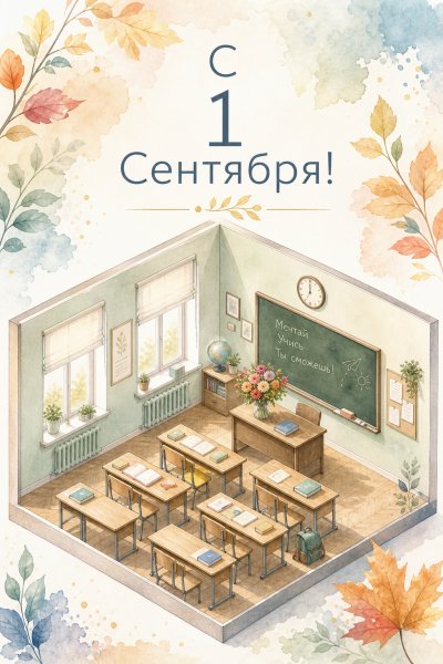 С 1 Сентября изометрия #1