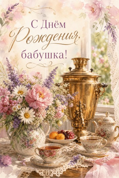С Днём Рождения бабушке фото натюрморт #1