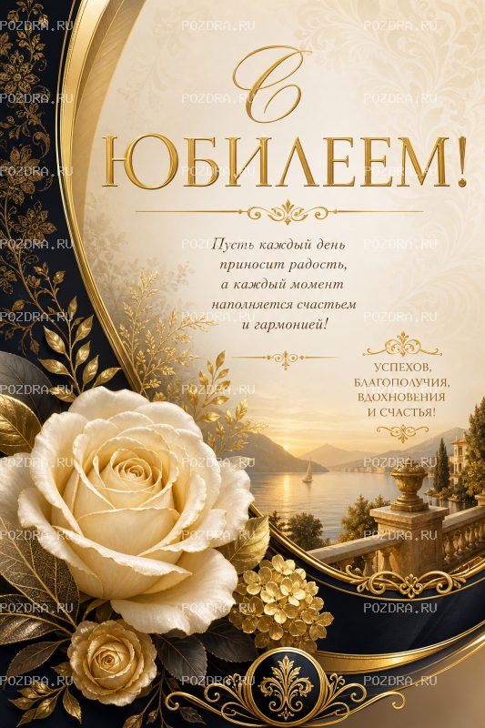 С юбилеем элегантная #4