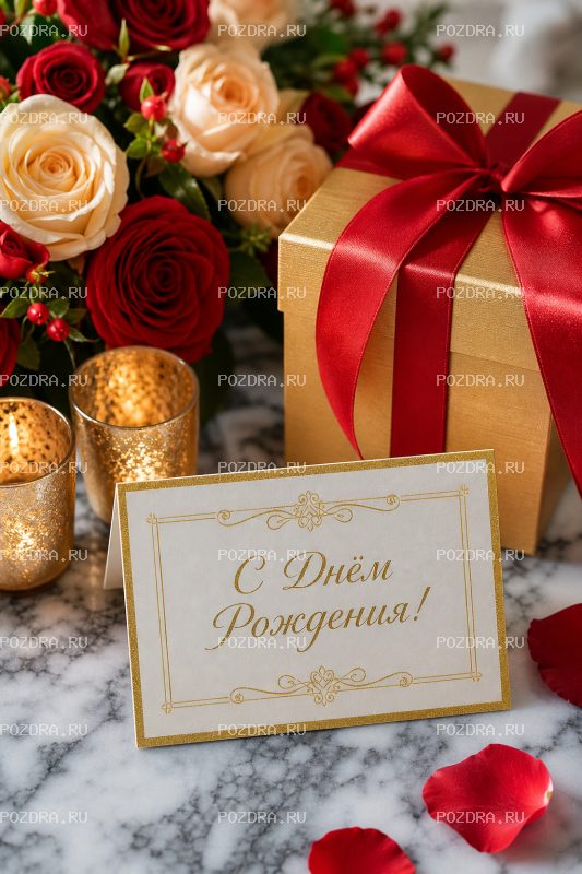 С Днём Рождения реалистичная #1