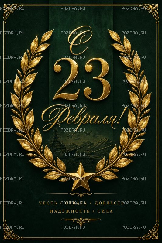 С 23 Февраля элегантная #1